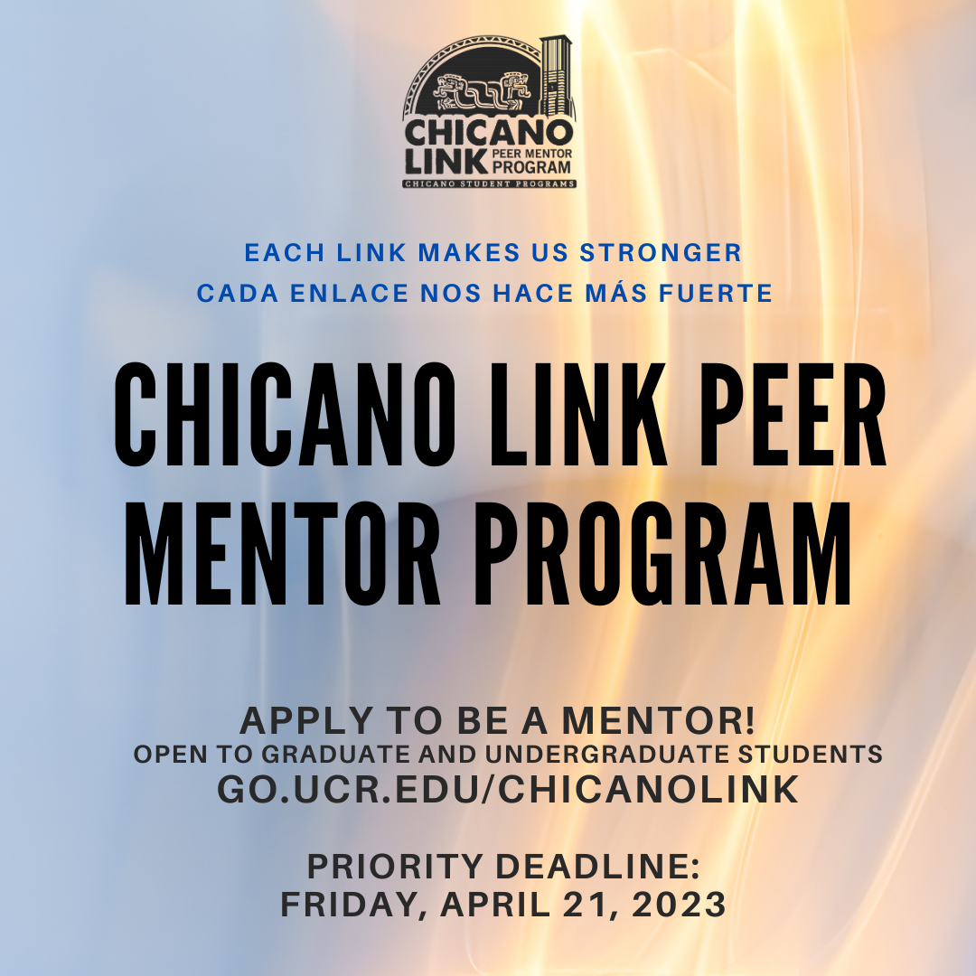 Chicano Link - Apply to be a Mentor 23-24