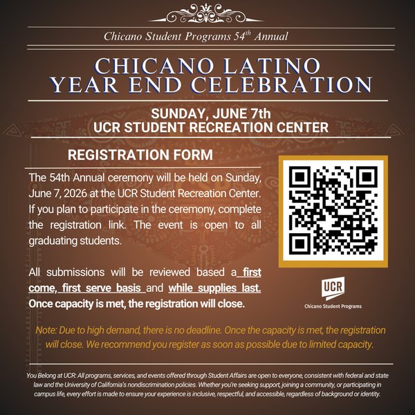 Chicano Latino Year End Celebration 2026 Registration LIVE