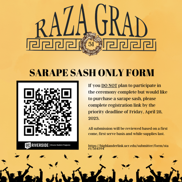 RG Sarape Sash ONLY Form 2023